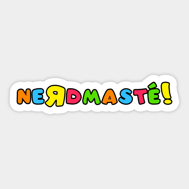 Nerdmasté R Us Sticker by MichaelMercy1